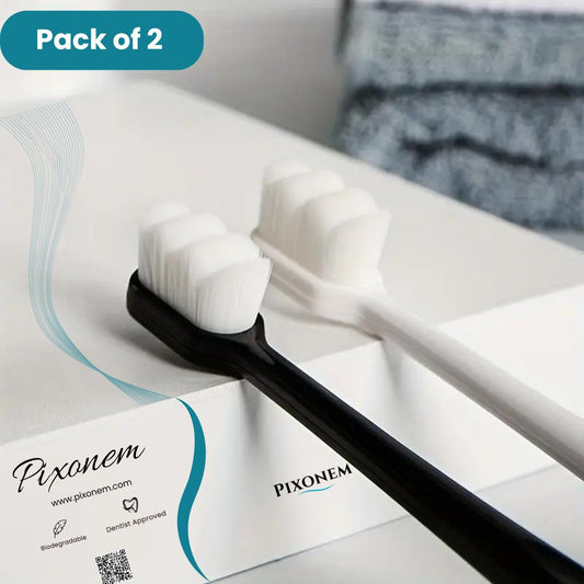 2x Pixonem™ Ultra Soft Toothbrush